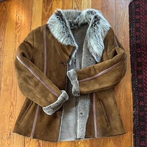 Beautiful Aston Shearling Jacket, 100% lamb skin